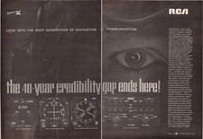 RCA Avionics Vintage 1969 2pg Print Ad Aviation Navigation Communication Systems picture