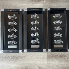 Harley Davidson 2007 2008 2009 Holiday Collectable  Display Shadow Boxes Georgia picture