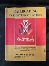1955 Railroading in Eighteen Countries 1st Ed W/Rare Southern Railway Letter picture