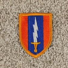 Vintage 1st Signal Brigade Patch Lightning Sword Insignia South Korea Original  picture