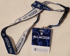 Royal Caribbean All Access Lanyard & Luggage ID Tag Set picture
