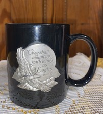 They shall mount up with wings as Eagles. Isaiah 40:13 Mug Chipped picture