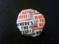 Vintage 1984 Fleer WHERE’S THE BEEF Wendy's Hamburger Bubble Gum - Wrapped picture