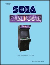 Zombie Revenge Arcade Game Operations/Service/Repair/Troubleshooting Manual Sega picture