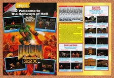 1994 Doom 32x Original Advertisement / Retro Promo vr2 picture