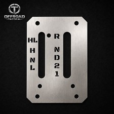 Shifter plate HMMWV HUMVEE 3 speed custom made Stainless Steel Without Park picture