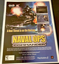Naval Ops: Commander - Vintage Gaming Print Ad / Poster / Room Wall Art - MINT picture