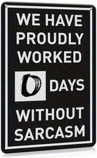 8x12 Inch Funny Metal Sign - 