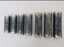 Rare 7pc Japanese Genno Hammer Set Hand Engraved Dragon Vintage Artisan Tool picture