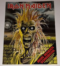 SIGNED STEVE HARRIS PAUL DIANNO STRATTON SAMPSON IRON MAIDEN DEBUT SONGBOOK RARE picture