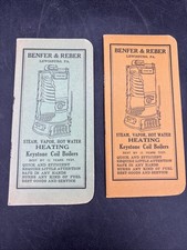 2-1923-24 Benfer & Reber Plumbing Heating Furnaces Lewisburg PA Note Books NEW picture