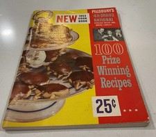 VINTAGE 1953 Pillsbury's 4th Grand National 100 Prize Winning Recipes CookBook picture