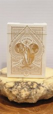 Tycoon White Deck Playing Cards Poker Size USPCC Theory 11 Custom Limited Sealed picture