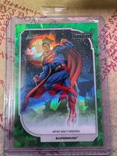 2026 UD DC Platinum Superman (Clark Kent) Green Crackle #13/99 picture