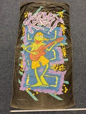 Vtg Cecil Saydah Company Kermit the Frog Muppets Cotton Beach Towel 30x54 picture