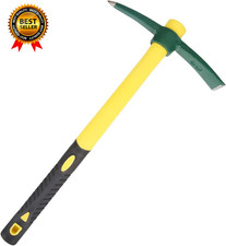 18 Inches Steel Forged Pickaxe Sturdy Durable Mattock Hoe Weeding Pick Axe picture