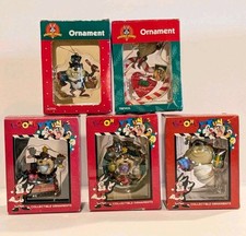 Vintage Looney Tunes Taz Tasmanian Devil Christmas Ornaments 1990s Lot Of 5 NEW picture
