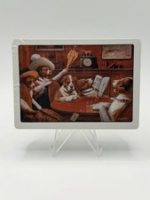 Vintage Hoyle Dogs Playing Poker Playing Cards - Sitting Up With a Sick Friend picture