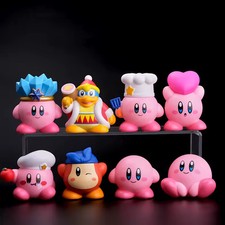 8pcs Star Kirby Anime Figures - Cute Mini Toy Set for Kids' Gifts picture
