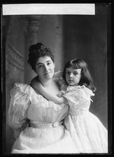 Photo:Mrs L O Howard Portrait with Young Girl c1894-1901 picture