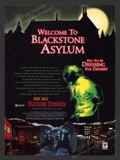 1999 John Saul's Blackstone Chronicles Video Game Print Advertisement picture
