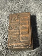 Vintage Letterpress Printing Copper Block/Plate picture