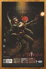 2002 Bloodrayne Xbox Playstation 2 Gamecube PC Print Ad/Poster Game Promo Art  picture