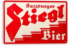 TIN SIGN Stiegl Bier Metal Store Pub Brew Beer Liquor Shop Bar Pub Cave A622 picture