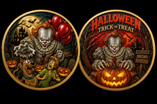 IT Horror Movie Scooby Doo Halloween Holiday Commemorative Coin picture