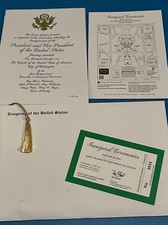 PRESIDENT JOE BIDEN 2021 INAUGURATION FULL INVITATION PACKET W/TICKET 2020 picture
