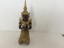 Vtg Thai Thepphanom Bronze Statue Guardian Angel Teppanom Buddhist Figurine Art picture