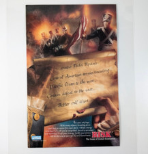 Risk Board Game 1996 Laminated Parker Brothers Global War Promo Ad War Game picture