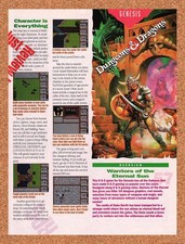 1992 Dungeons & Dragons Genesis Original Advertisement / Retro Promo vr1 picture