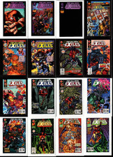 ALL NEW EXILES LOT OF 16 (9.6/9.8 NM AVG) INFINITY AB&C,0,1A,1B,2-11 MALIBU 1995 picture