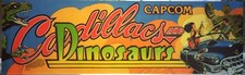 Cadillacs and Dinosaurs Arcade Marquee 26
