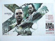 2007 Kane & Lynch Dead Men Video Game 2-page Vintage Print Ad Eidos picture