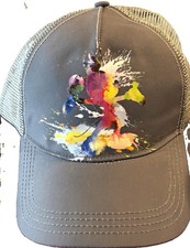 Disney Parks 2018 EPCOT Festival Arts Mickey Mouse Gray Trucker Hat Cap NWT picture