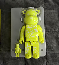 Medicom Toy BE@RBRICK MSGM WF Fashion 100% & 400% 2-Pack Figure Yellow picture