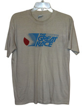 Vintage 80's Pittsburgh Great Race T Shirt XL Gray Running Marathon Tee 1985 picture