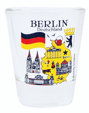 BERLIN GERMANY GREAT GERMAN CITIES COLLECTION SHOT GLASS SHOTGLASS picture