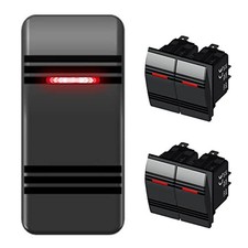 Car-ling 3Pin Rocker Switch 5PACK, Spst On-Off Waterproof Carl-ing Switches w... picture