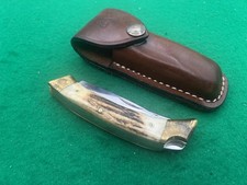 BROWNING Stag Big Game Model 504 Hunter Hunting Knife With Sheath NEW picture