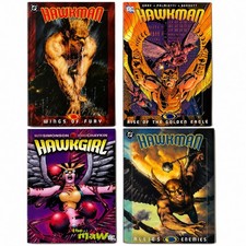 Hawkman Hawkgirl TPB Lot of 4 DC Comics Rise Golden Eagle Wings Fury More picture