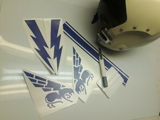 TOP GUN HGU-33 / 55 Flight Helmet Decals VF-143 Pukin Dogs F-14 Tomcat MAVERICK picture