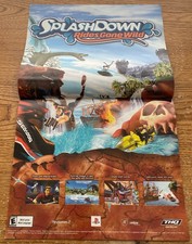 Splashdown Rides Gone Wild PS2 2003 Video Game Promo Poster Flyer THQ picture