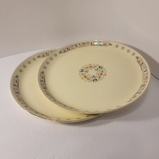 Lot of 2 Vintage Cavitt-Shaw / W.S. George 10” Plates – “Pan American” Pattern picture
