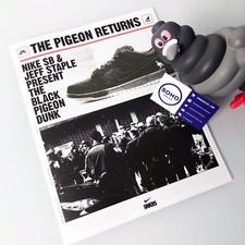 STAPLE X NIKE SB BLACK PIGEON DUNK NEWSPAPER SNKRS LASER MAGAZINE picture