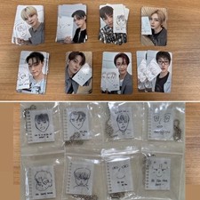 Ateez Golden Hour Pt 5 Fromm Self Portrait kpop Photocard and Keychain OT8 Set picture