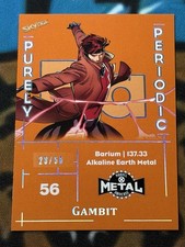 Gambit 2020 Upper Deck Marvel X-Men Metal Universe Purely Periodic MJ/56 (23)👀 picture