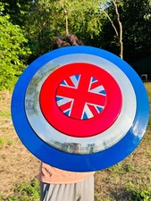 Captain Carter Shield Metal Prop Replica Medieval Shield for Cosplay picture